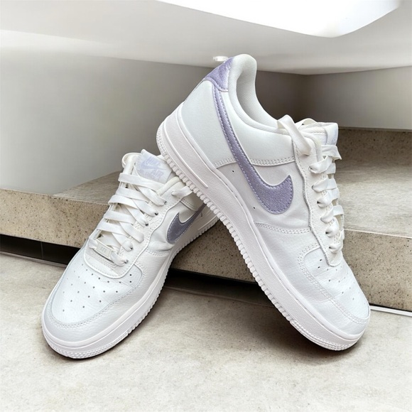 Nike Shoes - Nike Air Force 1 Sneakers White and Purple Women’s Size US 8 EUR 39 (25 …